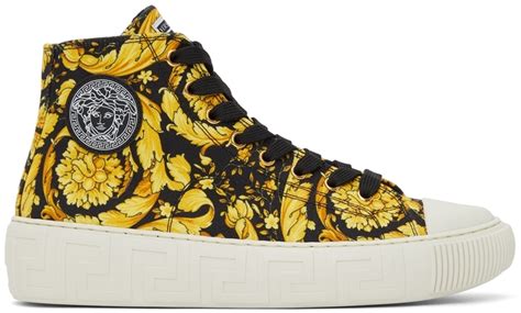 scarpa versace black|versace barocco greca.